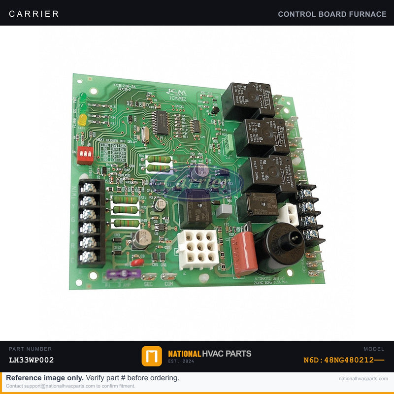 OEM Carrier DSI Control Board LH33WP002 for 48NG480212