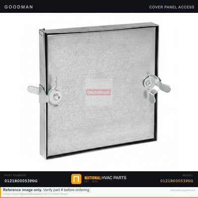 Goodman Control Box Access Cover for GSC130484AC — 0121R00053PDG