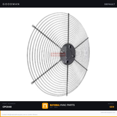 Goodman 24" Condenser Fan Grille for CPC048 — 0152G00002S