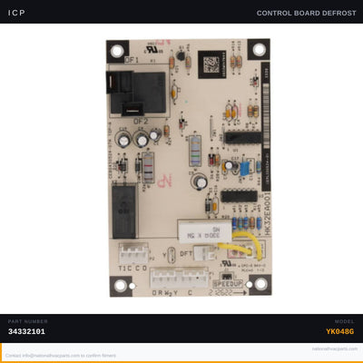 ICP Defrost Control Board for YK048G — 24V Heat Pump Timer | Ships Today