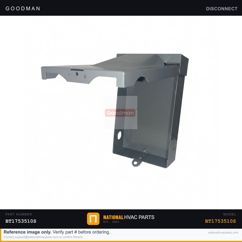 OEM Goodman 30A Pull-Out AC Disconnect for AWUF36081AA — BT1753510S