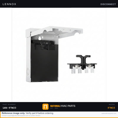 OEM Lennox Disconnect Replacement Cover — 97M33