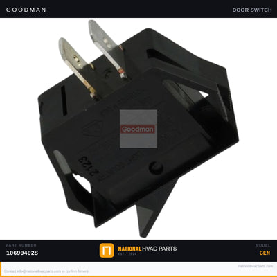 Goodman Interlock Door Switch for ACVM970603BNBA — 10690402S