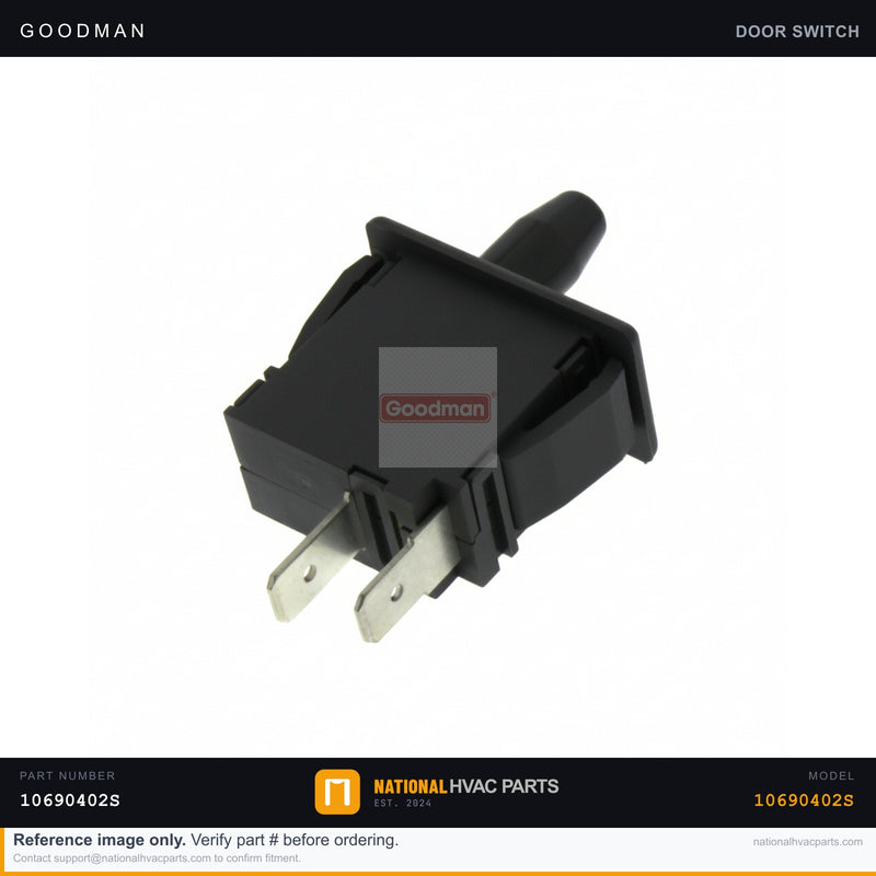OEM Goodman Interlock Door Switch for ACES961005CNAA — 10690402S