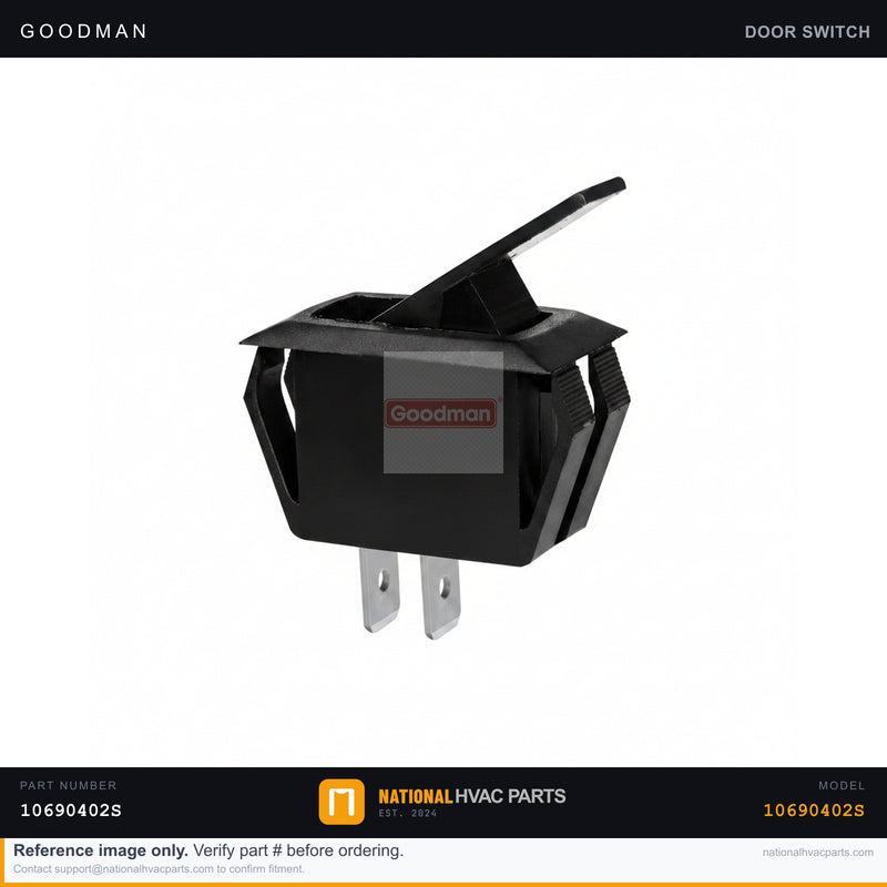 OEM Goodman Interlock Door Switch for ACEC960803BNAB — 10690402S