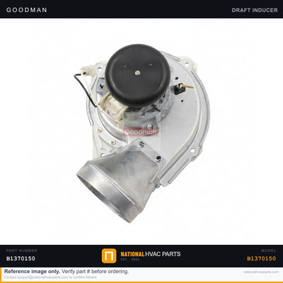 Goodman -0.85" WC Pressure Switch (NO) for ADS81155CNA — B1370150