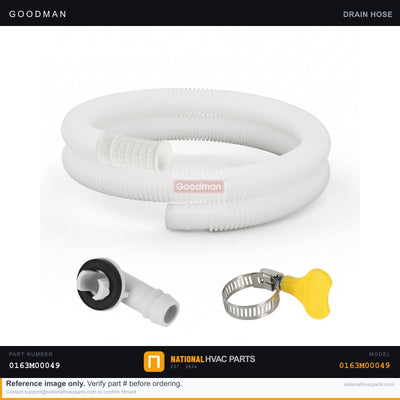 Goodman Drain Hose Clamp for ACVC951155DXAA Furnace — 0163M00049