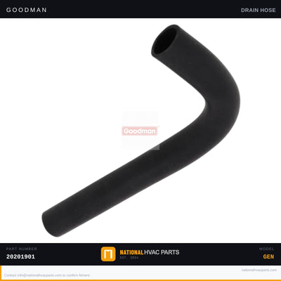 Goodman Condensate Drain Hose Tube for ACVC950714CXAB — 20201901