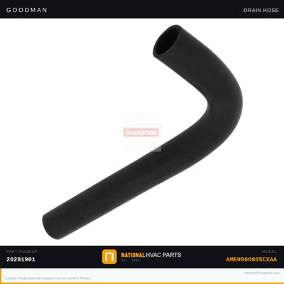 OEM Goodman Condensate Drain Hose for AMEH960805CXAA — 20201901