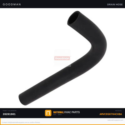OEM Goodman Drain Hose Tube for AMVC950704CXBA Furnace — 20201901