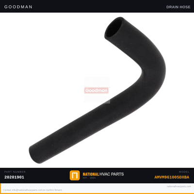 OEM Goodman Drain Hose Tube for AMVM961005DXBA — 20201901