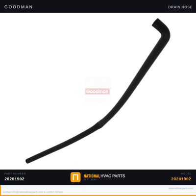 OEM Goodman 23 in Condensate Drain Hose Tube for GMH950703BXAE — 20201902