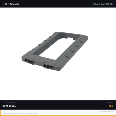 Goodman Vertical Drain Pan for ADPF182416AA — B1756013L