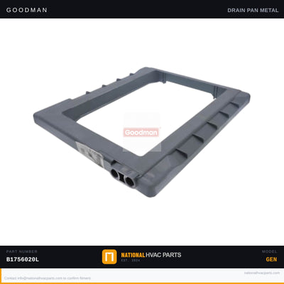 Goodman 23 x 20 in Vertical Drain Pan for ADPF18241BA — B1756020L