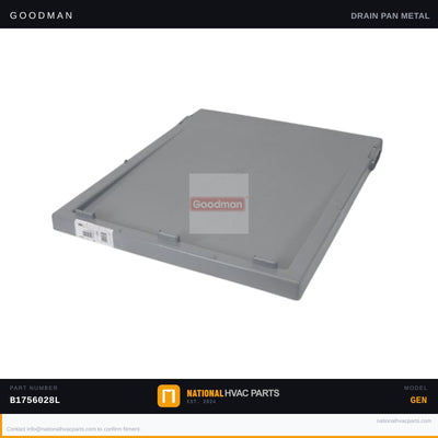 Goodman Horizontal Drain Pan for AEPF303616AA Air Handler — B1756028L
