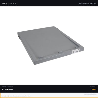 Goodman Horizontal Drain Pan for AEPF303616BA — B1756028L