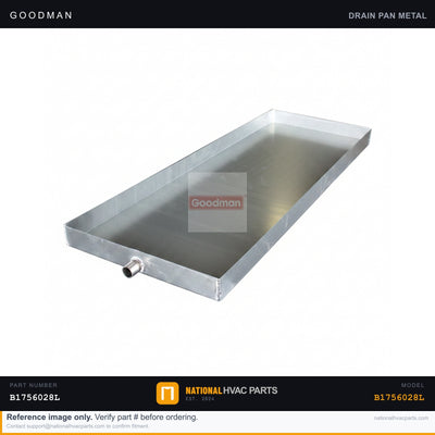 Goodman Horizontal Drain Pan for ASPF313716DA — B1756028L