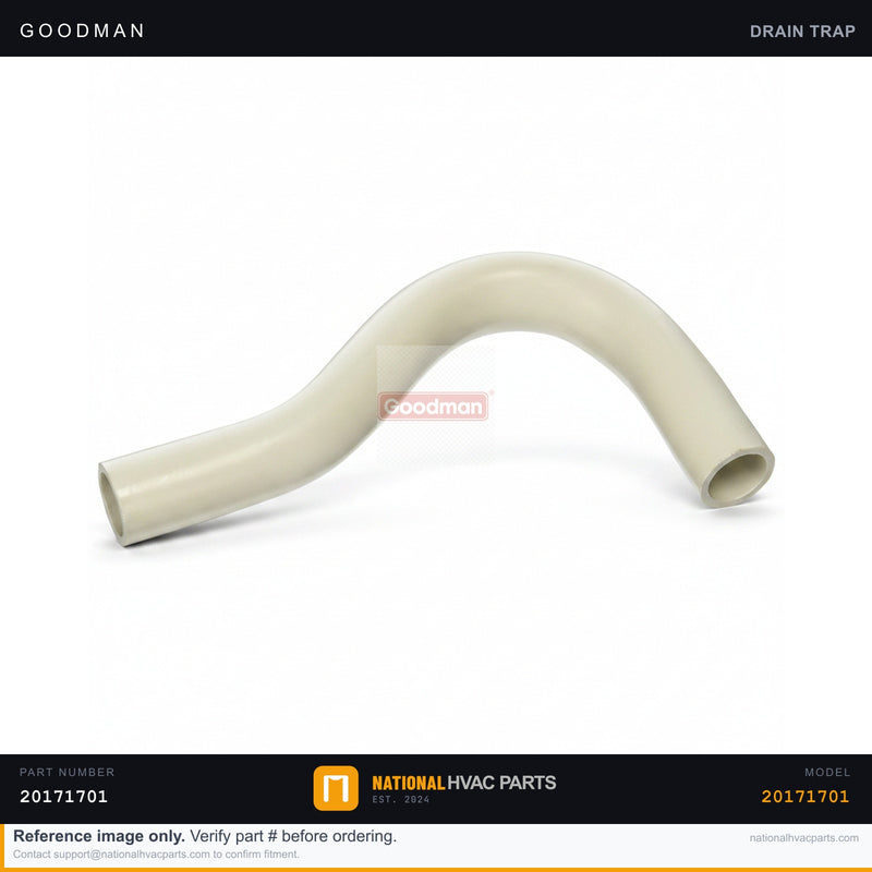 OEM Goodman Condensate Drain Trap for ACVC950714CXAA — 20171701