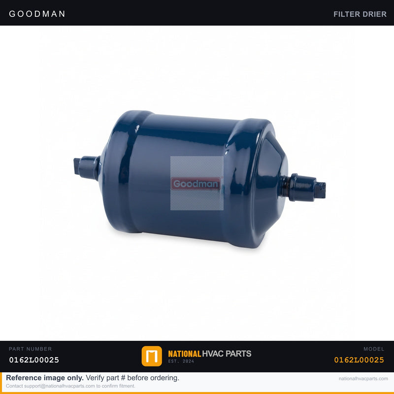 OEM Goodman Bi-Flow Filter Drier for DBC3004VAA — 0162L00025