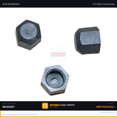 OEM Goodman Liquid Line Cap with O-Ring for ARPF363616CA — B9102097