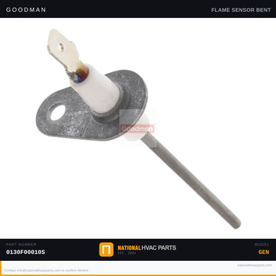 Goodman Flame Sensor for ACSH960904CXAA Furnace — 0130F00010S