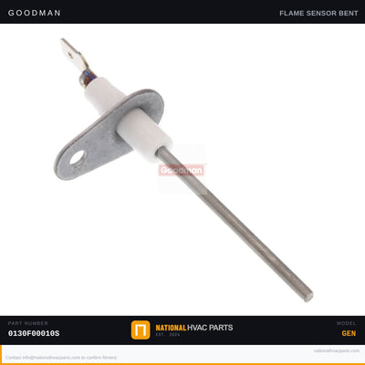 Goodman Flame Sensor for ACSH960905DXAA — 0130F00010S