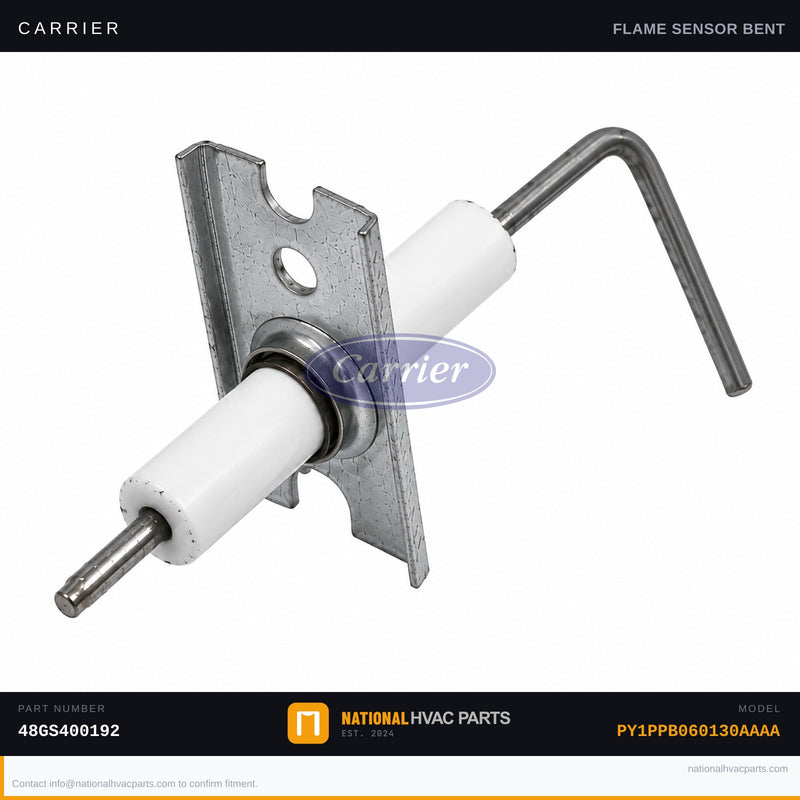 OEM Carrier Flame Sensor 90° for PY1PPB060130AAAA — 48GS400192