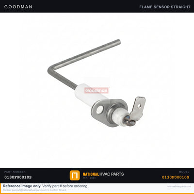Goodman Flame Sensor for ACEC960403BNAA Furnace — 0130F00010S