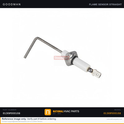 Goodman Flame Sensor for ACEC801005CXAB — 0130F00010S