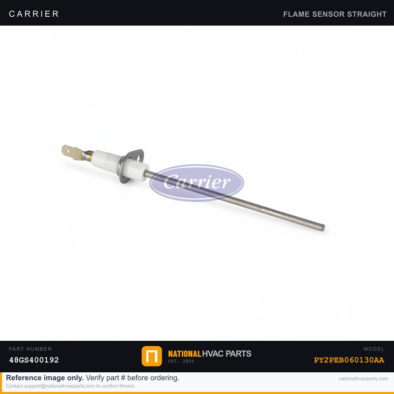 OEM Carrier Replacement Gas Furnace Flame Sensor for PY2PEB060130AA