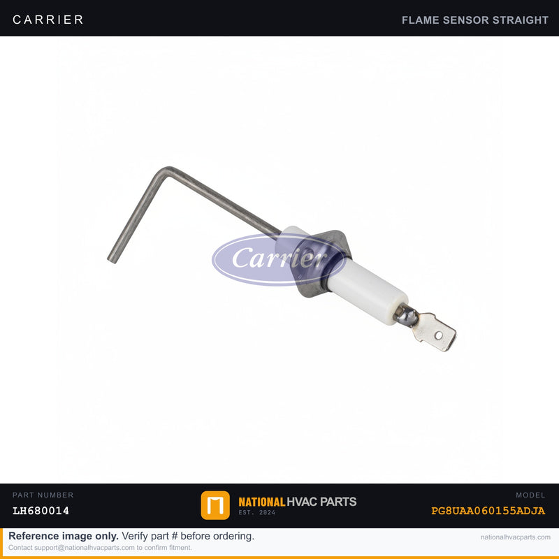 OEM Carrier Flame Sensor Replacement for Gas Furnace PG8UAA060155ADJA