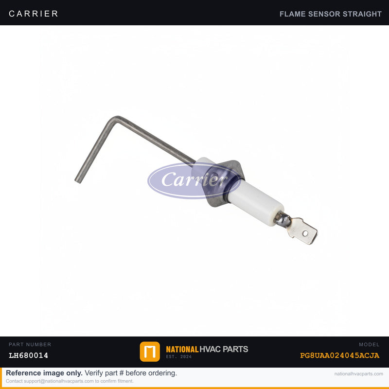 OEM Carrier Furnace Flame Sensor LH680534 for PG8UAA024045ACJA