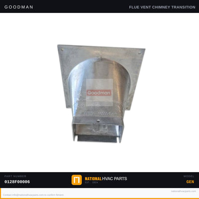 Goodman Chimney Transition Bottom for ACEC800603AXAA — 0128F00006