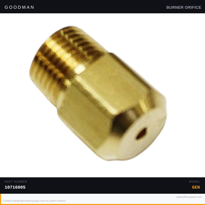 Goodman Natural Gas Burner Orifice for ACEC800804BXAA — 10716005