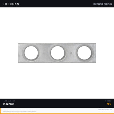 Goodman Burner Orifice Shield for ACV90704CXBA — 11072202