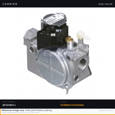 OEM Carrier Gas Valve 24V 1/2