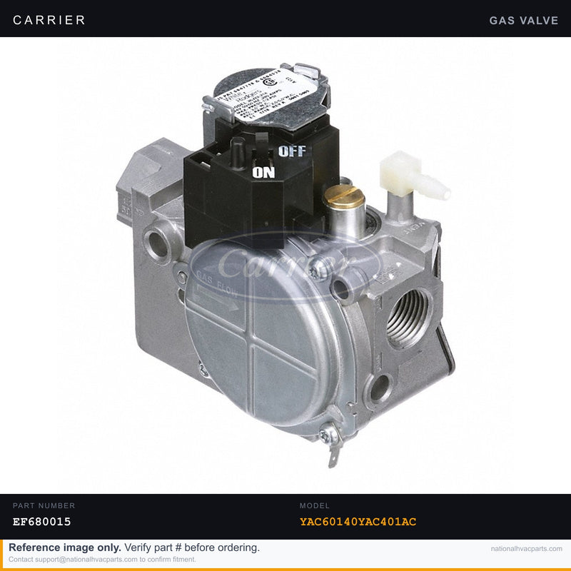 OEM Carrier Gas Valve for YAC60140YAC401AC