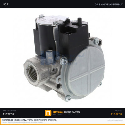 ICP Gas Valve Support Bracket for RGS120LDAB0AAA — OEM 1178238 | Ships Today