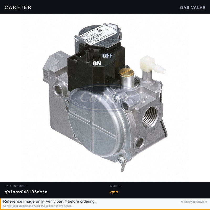 OEM Carrier Gas Valve EF32CW218 for Model GB1AAV048135ABJA
