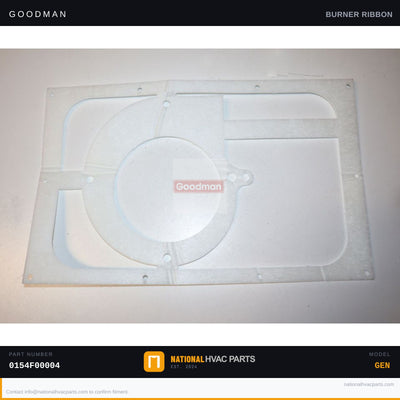 Goodman Burner/Vent Gasket for ACEC800804BXAB — 0154F00004