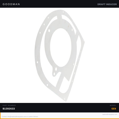 Goodman 14-inch Vent Motor Gasket for ADS80453ANA — B1392633