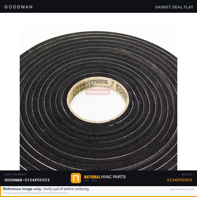 OEM Goodman 14 in Vent Motor Gasket for AMEC800403 — 0154F00003