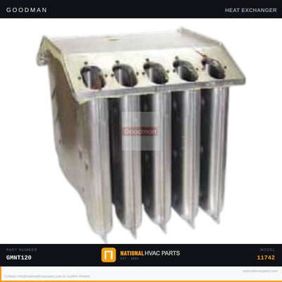 OEM Goodman Heat Exchanger for GMNT120-5 — 2921306S