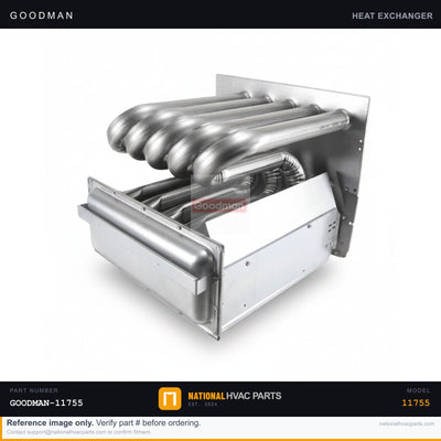 OEM Goodman 24-1/2 in 6-Cell Heat Exchanger for GMNT120-5B — 4821404S