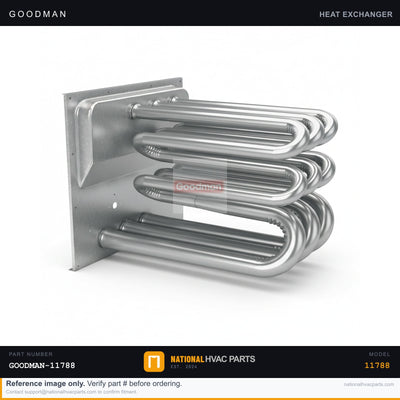 OEM Goodman 14" 3-Cell Heat Exchanger for GMNTE060-3 — 4821401S