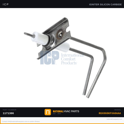 ICP Hot Surface Igniter for RGX060KFXA0AAA Gas Furnace — OEM 1171306 | Ships Today