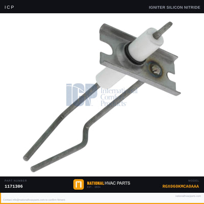 ICP Hot Surface Igniter for RGX060KMCA0AAA — Silicon Nitride OEM 1171306 | Ships Today
