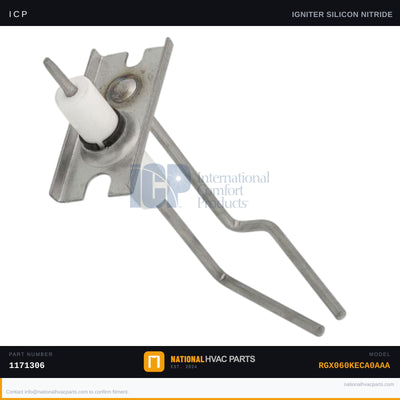 ICP Hot Surface Igniter for RGX060KECA0AAA — Silicon Nitride OEM 1171306 | Ships Today