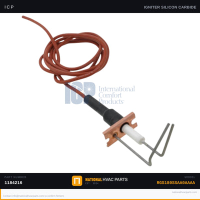 ICP Spark Igniter for RGS180SSAA0AAAA — OEM Part 1184216 | Ships Today