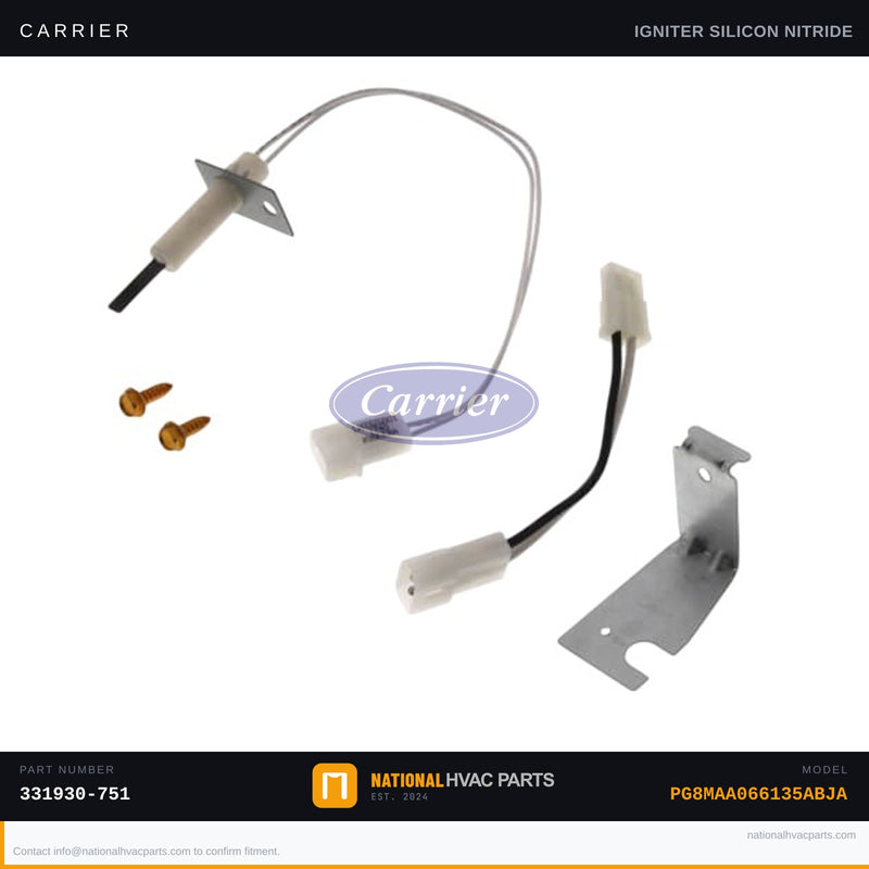 OEM Carrier Silicon Nitride Hot Surface Igniter for PG8MAA066135ABJA